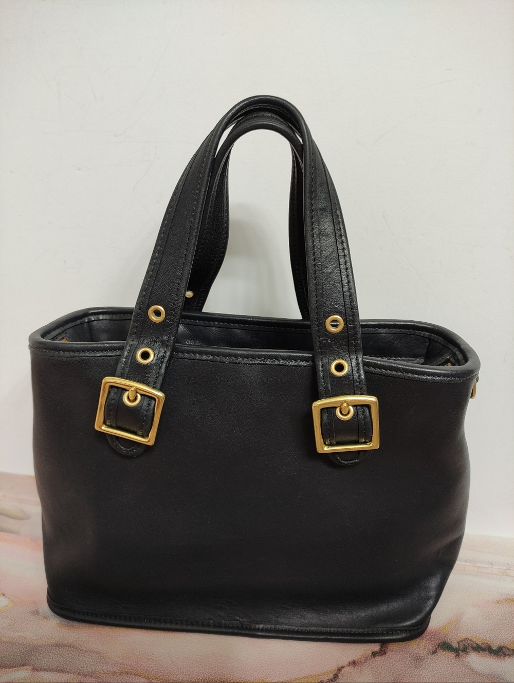 Vintage Coach 9063 Legacy Satchel Black NO LONG STRAP